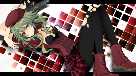 Gumi Wall - gumi, anime, classic, girl, beauty, new