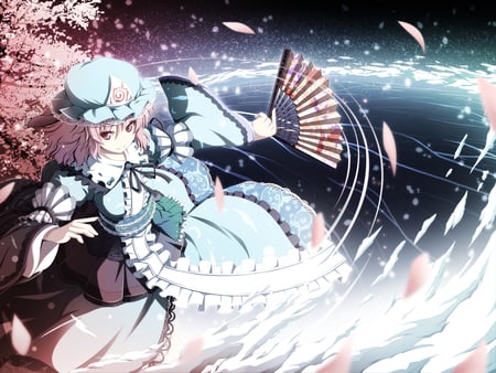 Saigyouji Yuyuko - beauty, touhou, game, wall, classic, anime, new