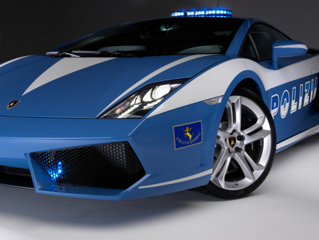 lamborghini gallardo polizia - 1, 2, 3, 4