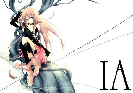 IA Volc Girl - beauty, volc, girl, wall, anime, classic, new, ia