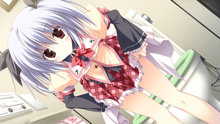 Hinayu - hina, game, cg art, girl, beauty, gakuou, new, wall