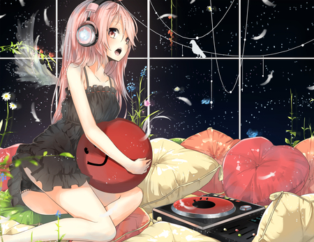 Black Signer 2012 - anime, 2012, girl, beauty, bg, new, wall