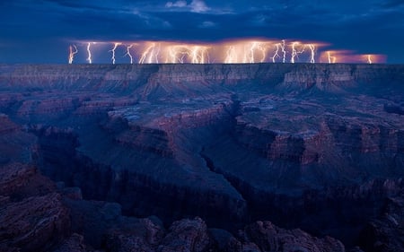 Electric Storm - storms, electric, sky, lightening