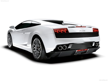 lamborghini gallardo lp - lamborghini, 2, cars, white background, vehicles, 3, side view, 1, 4, gallardo