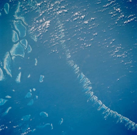 Northern end of the Great Barrier Reef