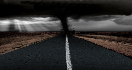 The tornado comming - pg, tornado, road, the tornado comming