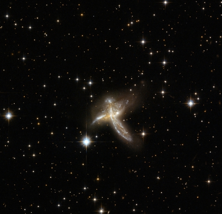 ESO 593-8 - cross, universe, galaxy, eso 593-8, space