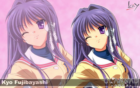 Kyo Fujibayashi - girl, cute, anime, clannad