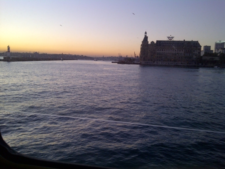 Kadikoy, Istanbul - istanbul, turkey, sunset, trainstation