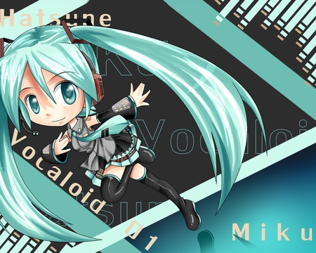 chibi_hatsune miku - cute, nice, lovely, chibi, anime, hatsune miku