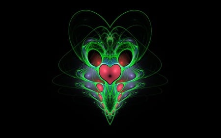 Love Bug - fractal, abstract, apophysis, heart, bug