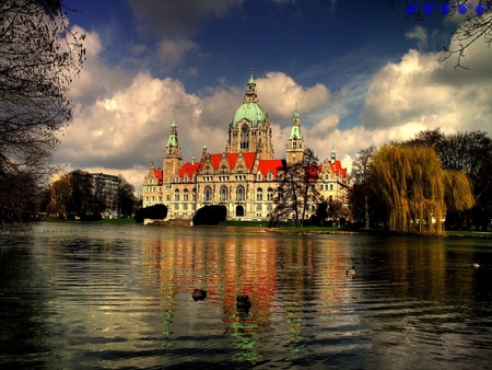 Hannover   Rathaus - rathaus, hannover, germany