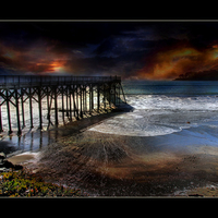 Lovers Watch the Approaching Storm