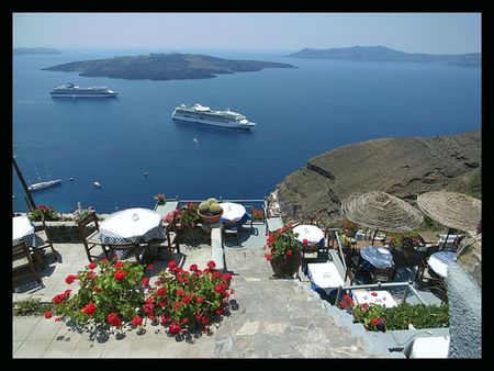 look at heaven! - heaven, island, grece