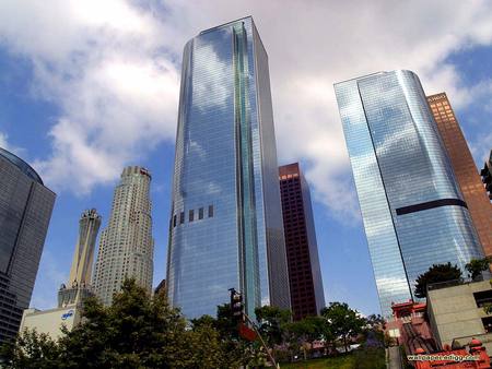 LA - arquitecture, modern, skyscrapers, city, la, los angeles, cityscape