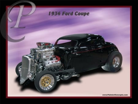 1934 Ford Coupe - coupe, hot rod