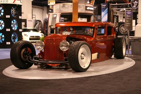 31 Studebaker Model 54 - hotrod, red