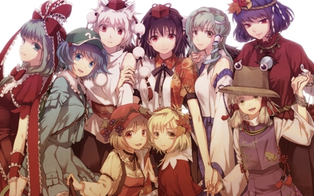 Touhou - touhou, anime, gals, pretty