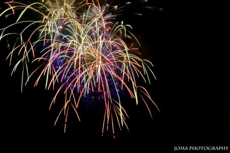 Colorful fire works at night!! - names, models, people, paradise, hair, sunset, fire, white, wood, labrador, canopy, dragon, clothes, scent, color, fireworks, boat, stone, lake, smoke, motorcycle, snow, women, beach, windows, trees, men, photography, abstracts, water, black, clouds, dogs, moon, ashes, sail, cars, night, ropes, plants, airplane, roof, cats, bikini, blue, doors, flowers, stick