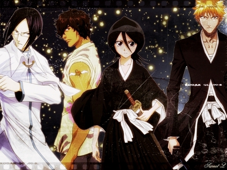 The Bleach team - team, friends, anime, bleach