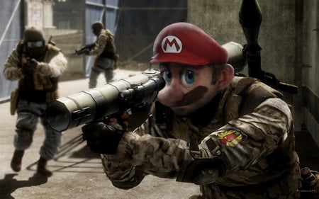 SuperMario Battlefield - mario, madmark99, supermario, battlefield 3