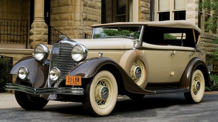 1933 Lincoln KA Phaeton - cowl, lincoln, elegant, antique, dual, car, vintage, phaeton, classic, ka, 1933