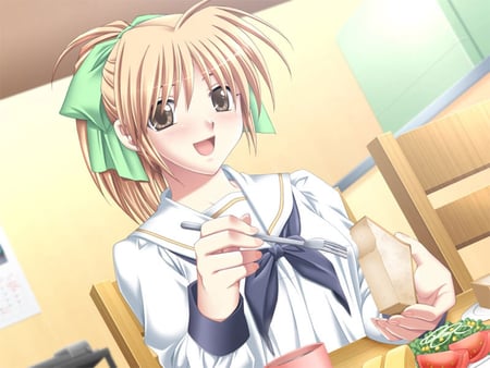 wonderful sunshine - cute, nice, awesome, lovely, breakfst, anime, sunrise