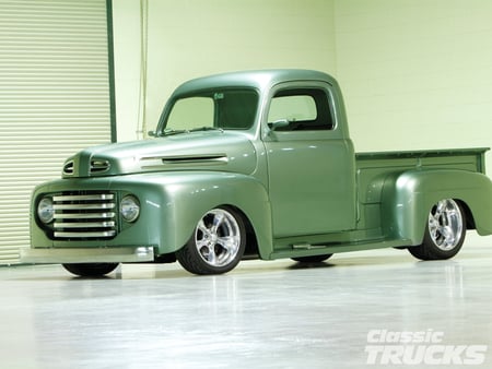 All That Itâ€™s Worth - truck, 49, classic, ford, green