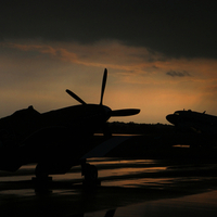 Warbird Sunset