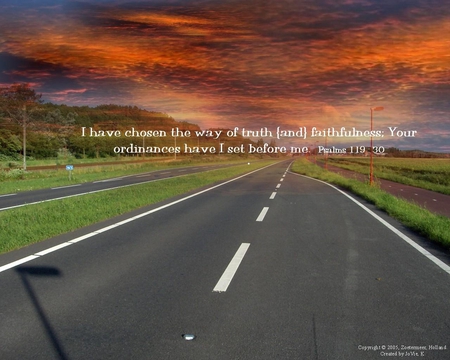 Straight and Narrow Is The Way - verse, christian, scripture, highway