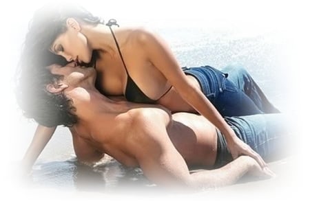 â™¥ We Find Love â™¥ - woman, love, passion, body, lovers, man, sensuality, sea