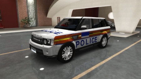 Range Rover Police Car - range rover, police, test drive, cop car