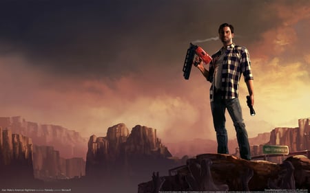 Alan Wake's American Nightmare - alan wakes american nightmare, style, video game, cg, hd, cool, game, man, digital art, adventure, action, nightmare