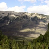 Mountains , trees , Valley