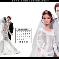 Barbie Desktop Calendar Feb 12