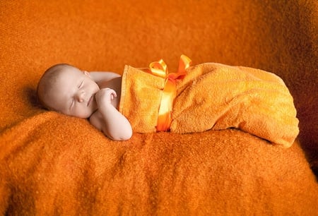 Gift from God - childhood, sweetness, cute, ribbon, gift, adorable, baby, sweet dreams