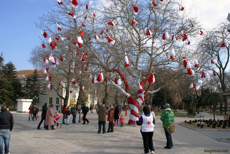 Martenitsa - martisor, martenitsa, tree, bulgaria, spring, baba marta