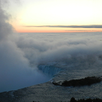 Niagara Falls morning mist