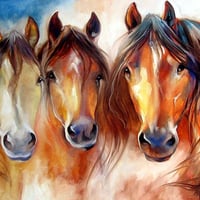 Amigos Three - Horses F1C