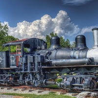 old steam engine hdr