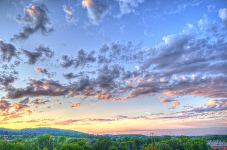 Sky Outside - sky, clouds, outside, nature, blue