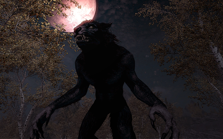 Wolfmoon - moon, werwolf, horror, beast