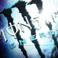 Blue Monster Energy