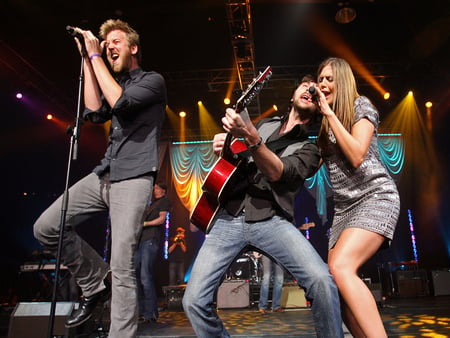 Lady Antebellum - band, singers, concert, country