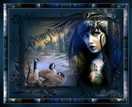 Bonjour - creation, bonjour, fantasy, graphic