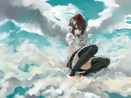 shameimaru_aya sky touhou - shameimaru-aya, sky-touhou