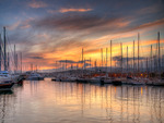 Sunset Above the Yachts