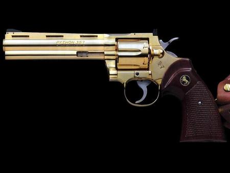 THE GOLDEN MAGNUM - powerfull, 357 mag, handgun