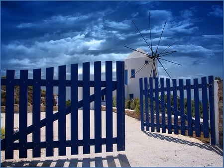 	a kind of the windmil - sky, windmill