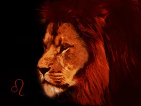 Leo the Lion - zodiac sign, animal, lion